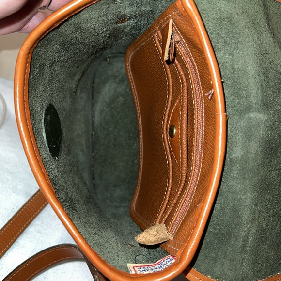 VTG Dooney & Bourke Green and Brown small Spectator Bag - Picture 14 of 16